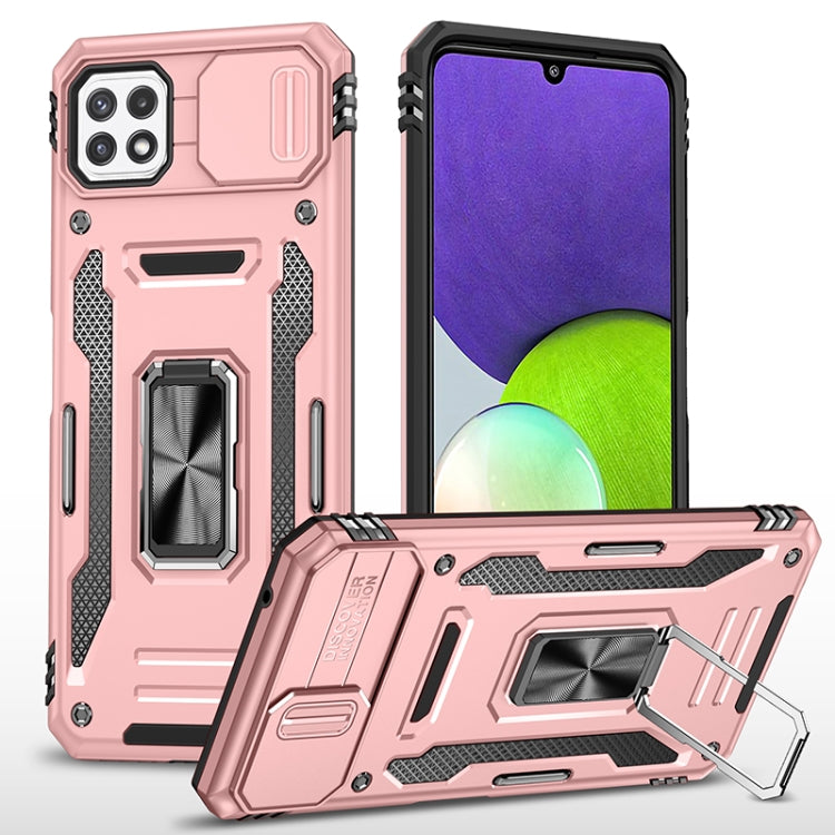 Armor PC + TPU Camera Shield Phone Case, For Samsung Galaxy A53 5G, For Samsung Galaxy A22 5G, For Samsung Galaxy A03s, For Samsung Galaxy A13 5G