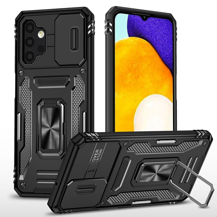 Armor PC + TPU Camera Shield Phone Case, For Samsung Galaxy A53 5G, For Samsung Galaxy A22 5G, For Samsung Galaxy A03s, For Samsung Galaxy A13 5G