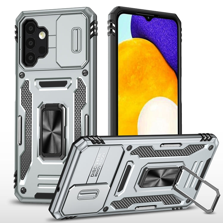 Armor PC + TPU Camera Shield Phone Case, For Samsung Galaxy A53 5G, For Samsung Galaxy A22 5G, For Samsung Galaxy A03s, For Samsung Galaxy A13 5G