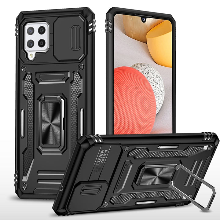 Armor PC + TPU Camera Shield Phone Case, For Samsung Galaxy A42 5G, For Samsung Galaxy A71 5G