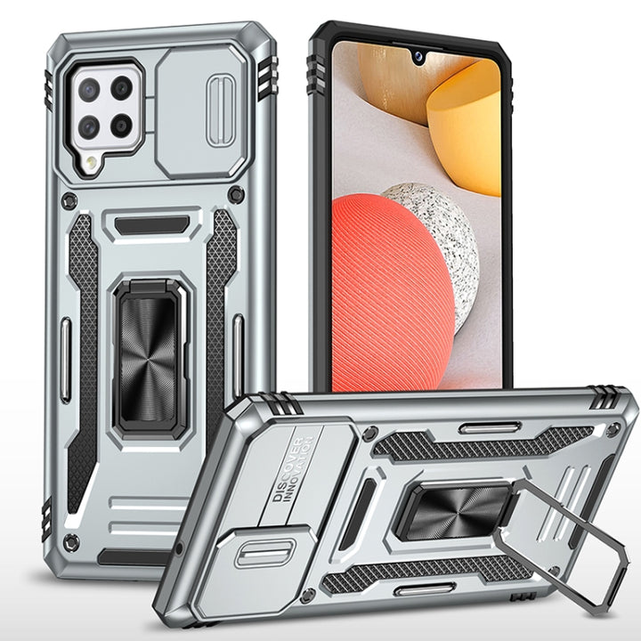 Armor PC + TPU Camera Shield Phone Case, For Samsung Galaxy A42 5G, For Samsung Galaxy A71 5G