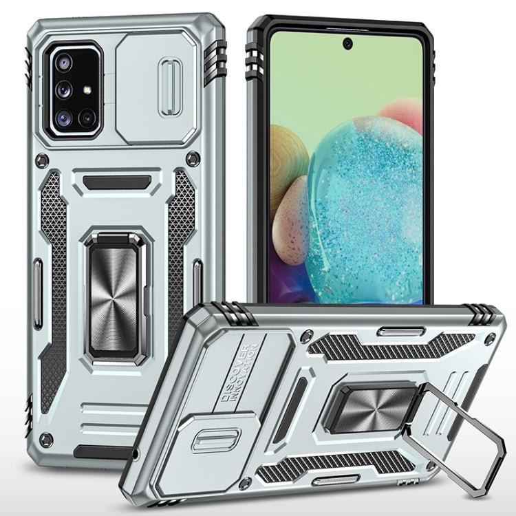 Armor PC + TPU Camera Shield Phone Case, For Samsung Galaxy A42 5G, For Samsung Galaxy A71 5G