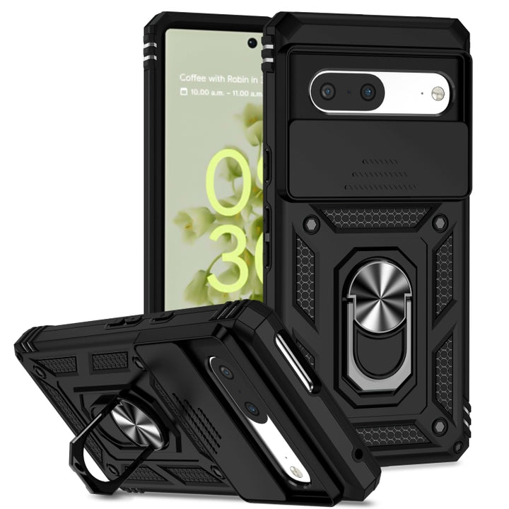 Sliding Camshield Holder Phone Case, For Google Pixel 7 5G, For Google Pixel 7 Pro 5G, For Honor X9, For Samsung Galaxy S23 5G