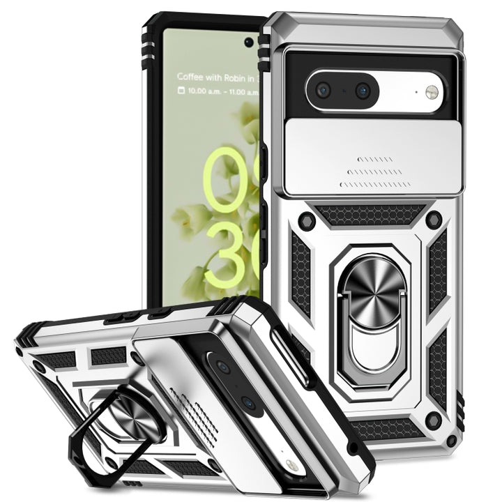 Sliding Camshield Holder Phone Case, For Google Pixel 7 5G, For Google Pixel 7 Pro 5G, For Honor X9, For Samsung Galaxy S23 5G