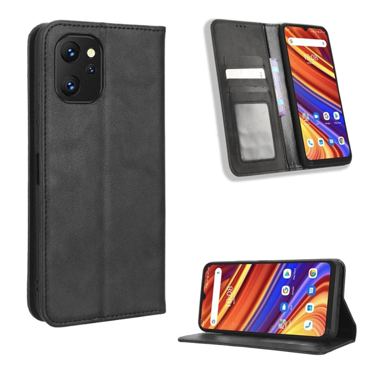 Magnetic Buckle Retro Texture Leather Phone Case, For UMIDIGI Power 7 / Power 7S, For ZTE Blade A52 Lite, For ZTE Blade A72 5G