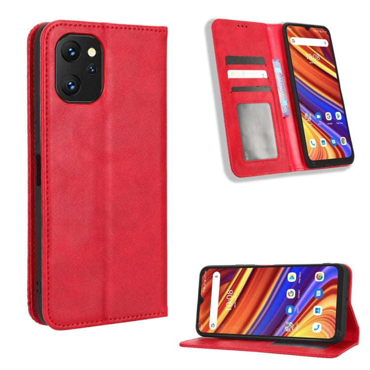 Magnetic Buckle Retro Texture Leather Phone Case, For UMIDIGI Power 7 / Power 7S, For ZTE Blade A52 Lite, For ZTE Blade A72 5G