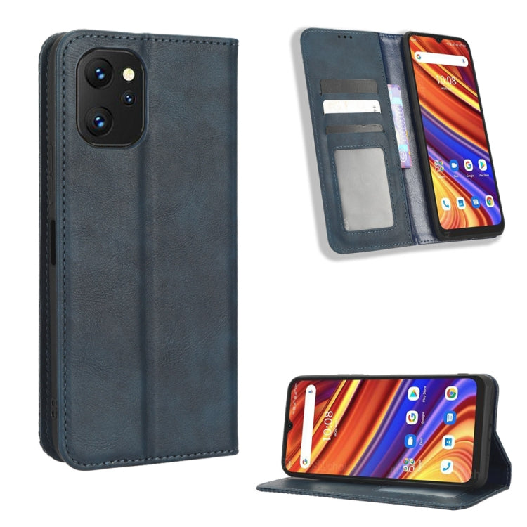 Magnetic Buckle Retro Texture Leather Phone Case, For UMIDIGI Power 7 / Power 7S, For ZTE Blade A52 Lite, For ZTE Blade A72 5G