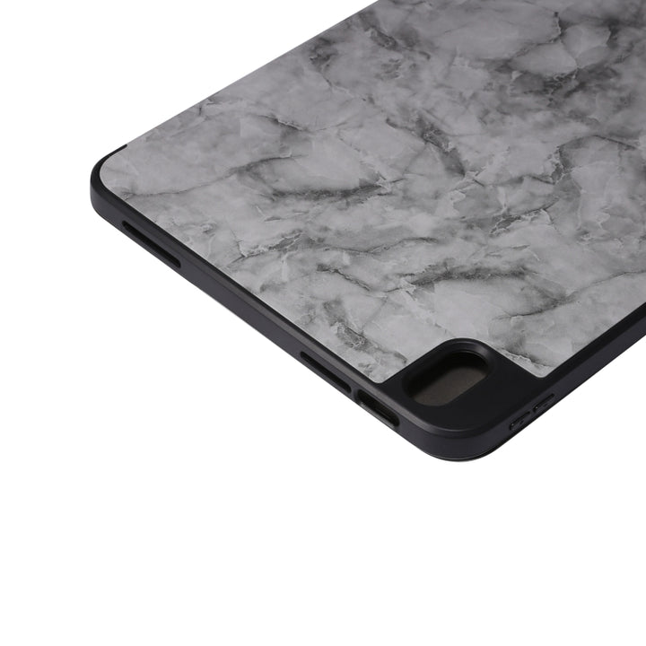 Three-fold Marble Texture Protective Tablet Case with Pen Slot, For iPad 10th Gen 10.9 2022