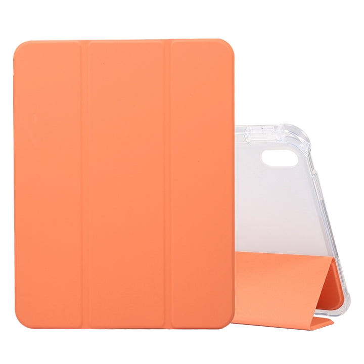 3-folding Electric Pressed Skin Texture Leather Tablet Case, For iPad 10th Gen 10.9 2022