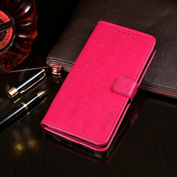 idewei Crazy Horse Texture Horizontal Flip Leather Case with Holder & Card Slots & Wallet, For Sharp Aquos R 5G, For Vivo S6 5G