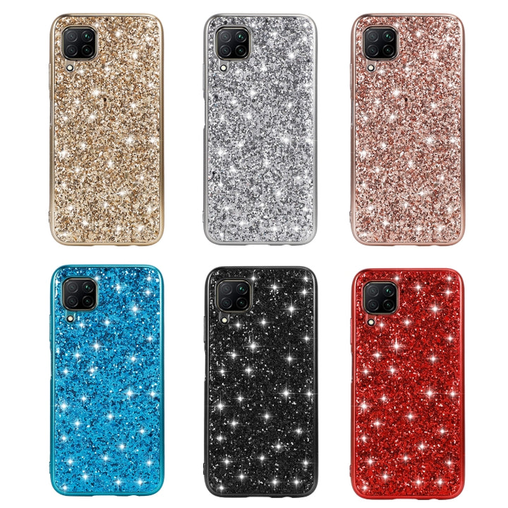 Glitter Powder Shockproof TPU Protective Case, For Huawei P40 Lite, For Huawei P40, For Huawei P40 Pro, For Galaxy Note10 Lite / A81, For Galaxy S10 Lite / A91