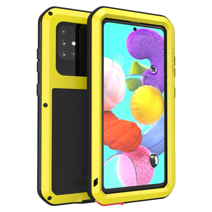 LOVE MEI Metal Shockproof Waterproof Dustproof Protective Case, For Huawei P40, For Huawei P40 Pro, For Samsung Galaxy A40s, For Samsung Galaxy A50, For Samsung Galaxy A51