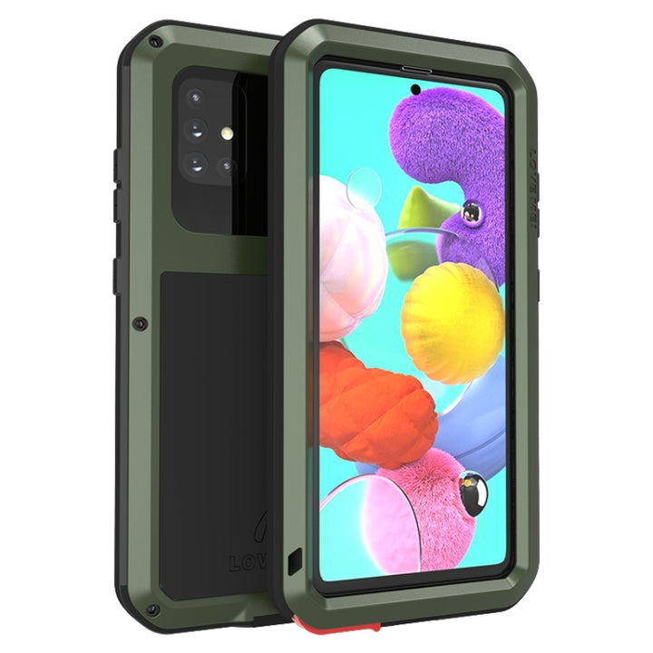 LOVE MEI Metal Shockproof Waterproof Dustproof Protective Case, For Huawei P40, For Huawei P40 Pro, For Samsung Galaxy A40s, For Samsung Galaxy A50, For Samsung Galaxy A51