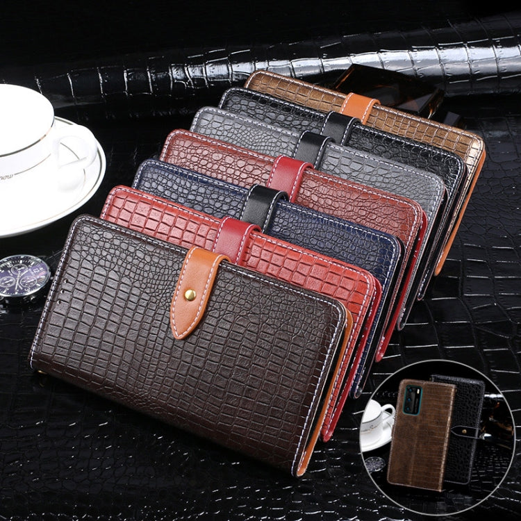 idewei Crocodile Texture Horizontal Flip Leather Case with Holder & Card Slots & Wallet, For Huawei P40, For Huawei P40 Pro