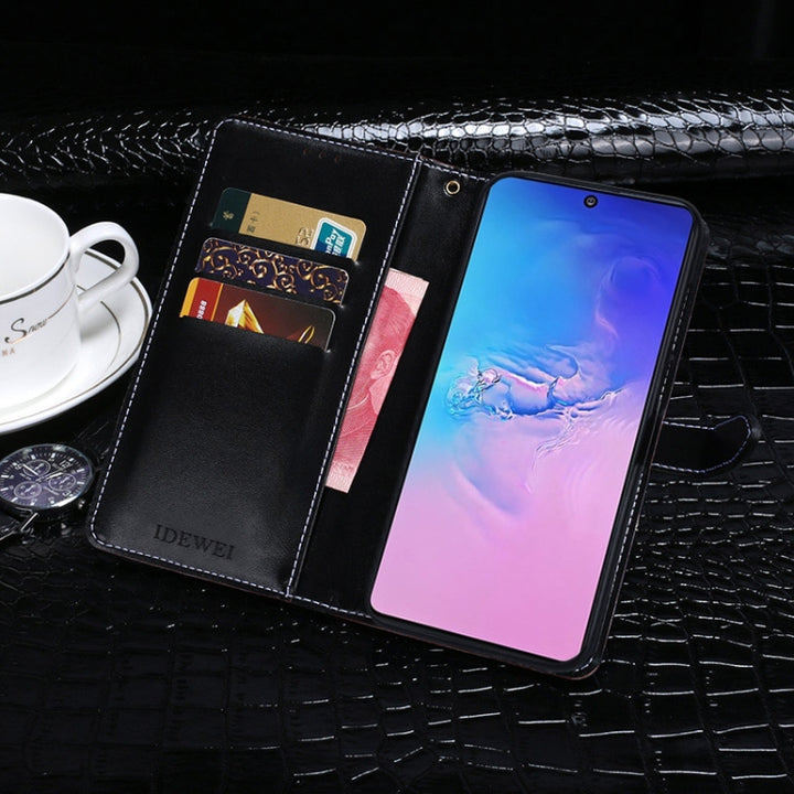 idewei Crocodile Texture Horizontal Flip Leather Case with Holder & Card Slots & Wallet, For Galaxy S10 Lite, For Xiaomi Black Shark 3, For Xiaomi Redmi Note 9 Pro, For Xiaomi Redmi Note 9 Pro Max