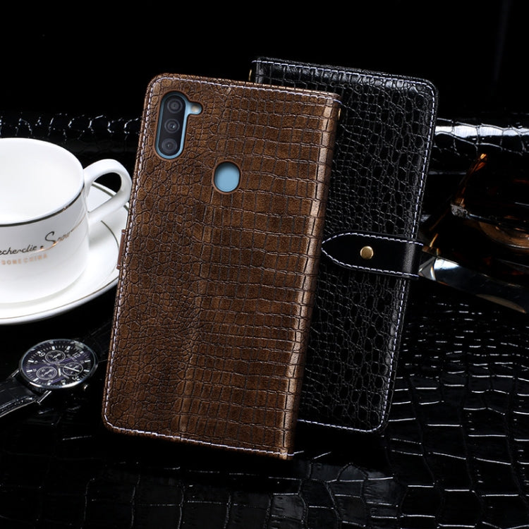 idewei Crocodile Texture Horizontal Flip Leather Case with Holder & Card Slots & Wallet, For Galaxy A11, For Galaxy M31, For Sony Xperia 1 II, For Sony Xperia 10 II