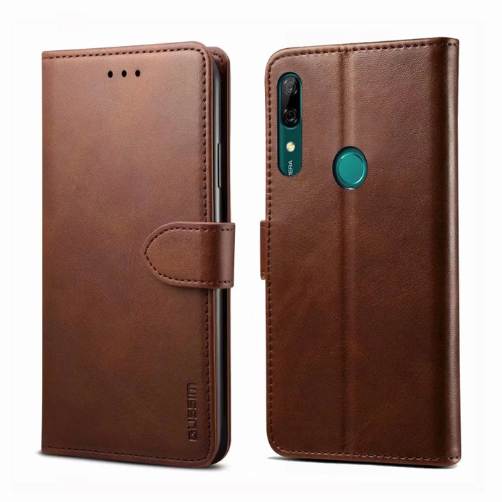 GUSSIM Business Style Horizontal Flip Leather Case with Holder & Card Slots & Wallet, For Huawei P Smart Z, For Huawei Y9 Prime (2019)