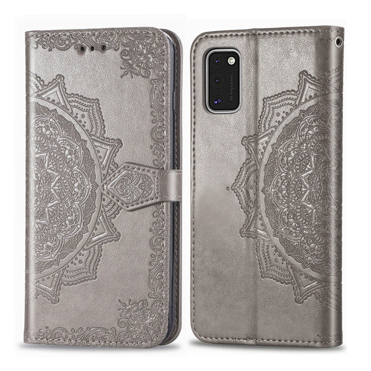 Embossed Mandala Pattern PC + TPU Horizontal Flip Leather Case with Holder & Card Slots, For Galaxy A31, For Galaxy A41, For Galaxy A41 (Japanese Version), For Galaxy M31, For Galaxy XCover Pro