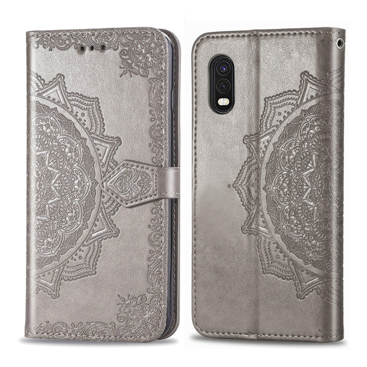 Embossed Mandala Pattern PC + TPU Horizontal Flip Leather Case with Holder & Card Slots, For Galaxy A31, For Galaxy A41, For Galaxy A41 (Japanese Version), For Galaxy M31, For Galaxy XCover Pro