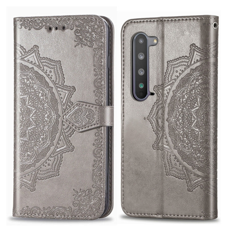 Embossed Mandala Pattern PC + TPU Horizontal Flip Leather Case with Holder & Card Slots, For Sony Xperia 1 II, For Sharp Aquos R5G, For Sharp Zero 2, For Xiaomi Mi 10 Pro 5G, For Xiaomi Mi 10 5G