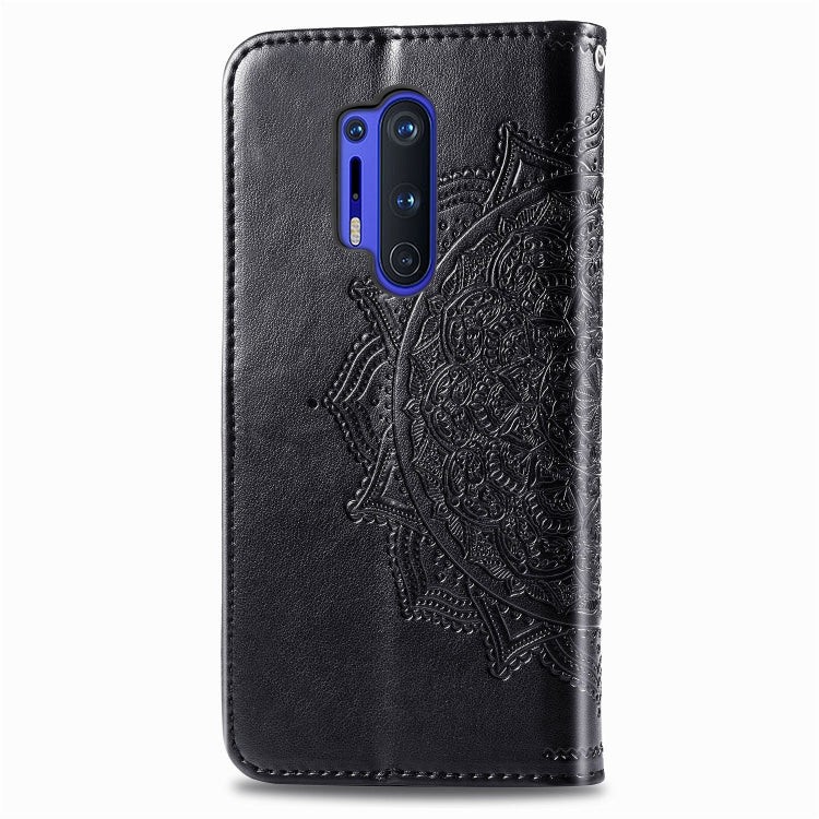 Embossed Mandala Pattern PC + TPU Horizontal Flip Leather Case with Holder & Card Slots, For OnePlus 8 Pro