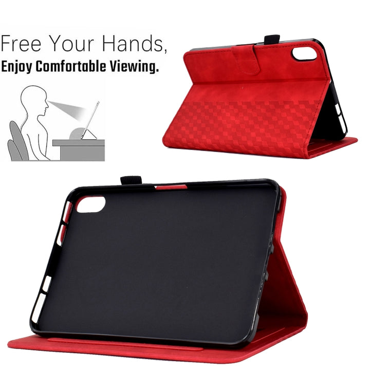 For iPad 10th Gen 10.9 2022 Rhombus Embossed Leather Smart Tablet Case, For iPad 10th Gen 10.9 2022