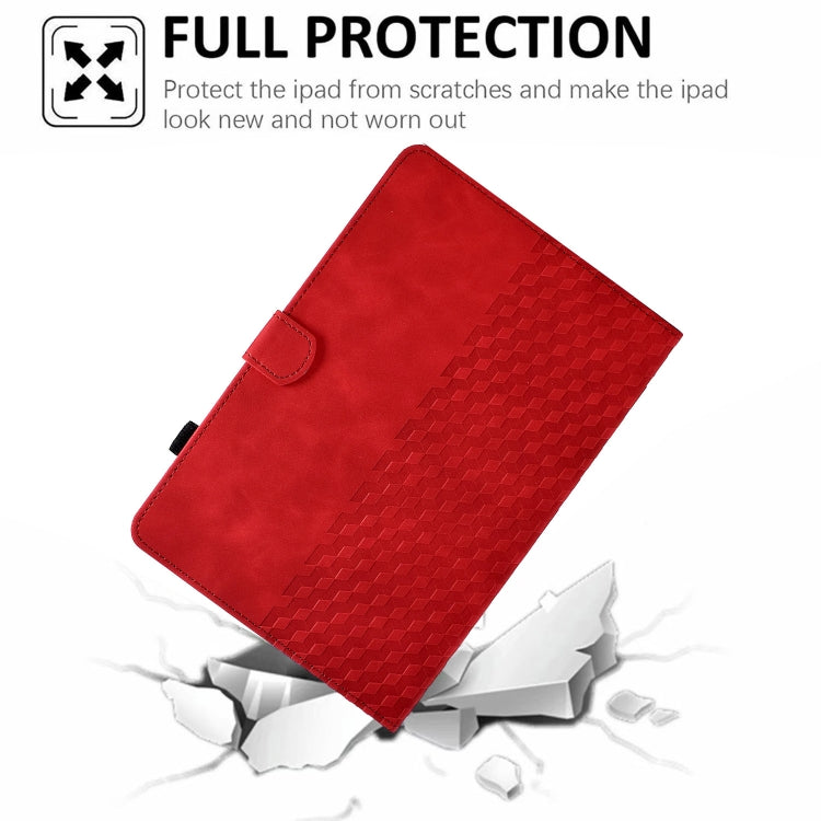 For iPad 10th Gen 10.9 2022 Rhombus Embossed Leather Smart Tablet Case, For iPad 10th Gen 10.9 2022