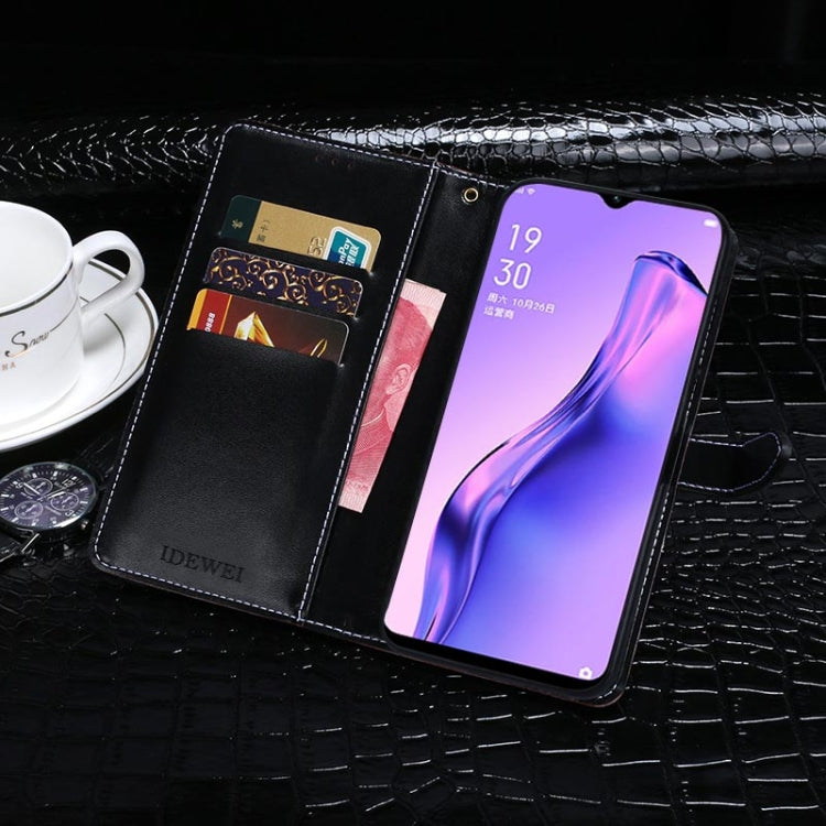 idewei Crocodile Texture Horizontal Flip Leather Case with Holder & Card Slots & Wallet, For OPPO A8, For OPPO Reno3 Pro, For Galaxy?M30s, For Galaxy A51