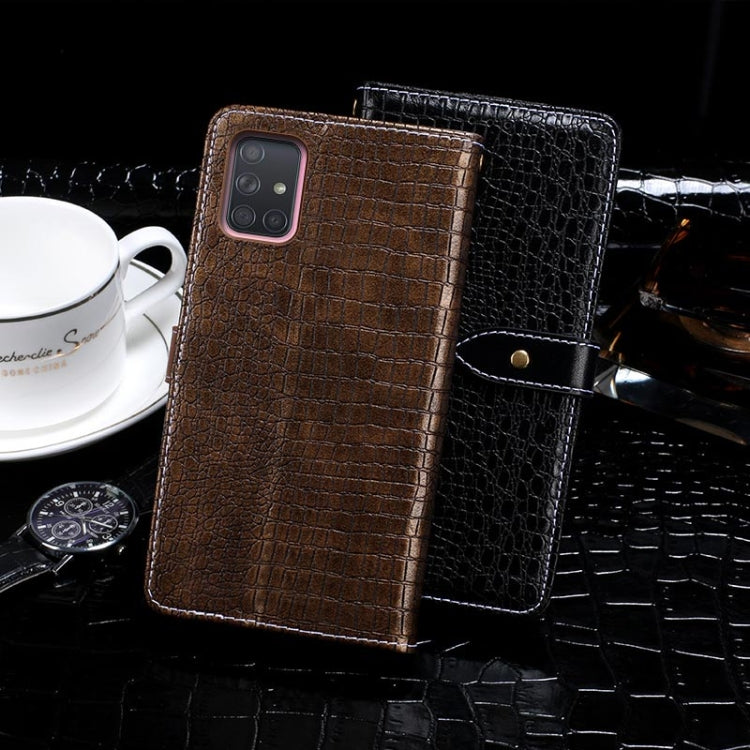 idewei Crocodile Texture Horizontal Flip Leather Case with Holder & Card Slots & Wallet, For Galaxy A71, For Umidigi F2, For Umidigi Power 3, For Umidigi X