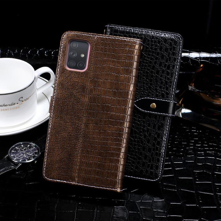 idewei Crocodile Texture Horizontal Flip Leather Case with Holder & Card Slots & Wallet, For Galaxy A71, For Umidigi F2, For Umidigi Power 3, For Umidigi X