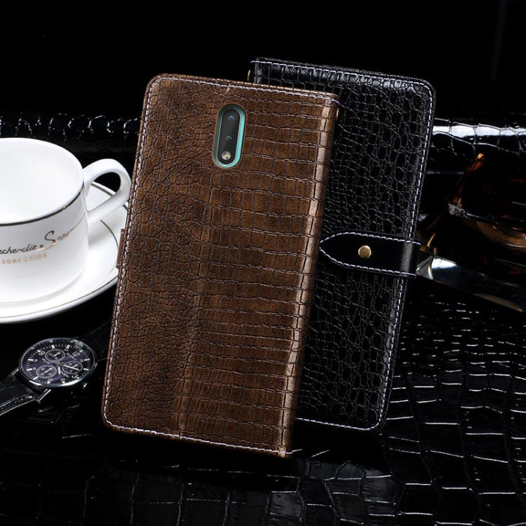 idewei Crocodile Texture Horizontal Flip Leather Case with Holder & Card Slots & Wallet, For Nokia 2.3, For Vivo Nex 3 5G, For Vivo S5, For Vivo Y9s