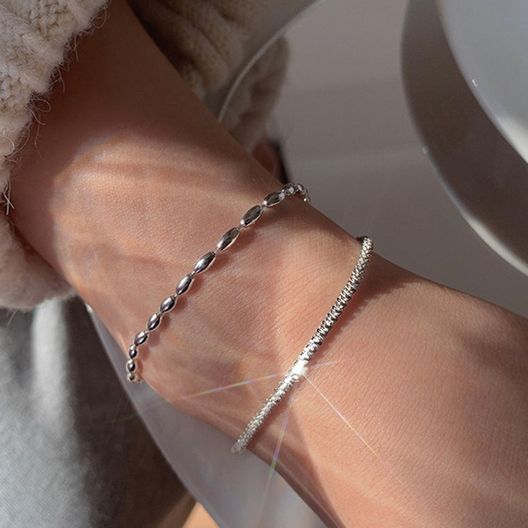 S925 Sterling Silver Gypsophila Beanie Ladies Bracelet, SL0004, SL0153, SL0543, SL0741, SL0490, SL0141, SL0719, SL0752, SL0654, SL0651, SL0661, SL0742, SL0743, SL0744, SL0751, SL0754, SL0700, SL0740, XL0140, SL0423, XL1194, JL0004 Anklet, SL0048