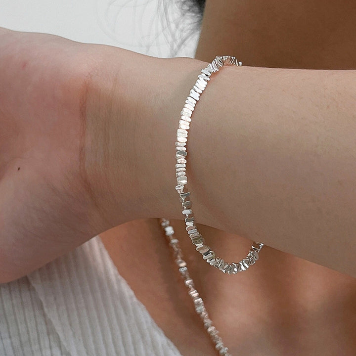 S925 Sterling Silver Gypsophila Beanie Ladies Bracelet, SL0004, SL0153, SL0543, SL0741, SL0490, SL0141, SL0719, SL0752, SL0654, SL0651, SL0661, SL0742, SL0743, SL0744, SL0751, SL0754, SL0700, SL0740, XL0140, SL0423, XL1194, JL0004 Anklet, SL0048