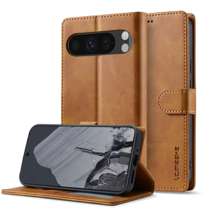 LC.IMEEKE Calf Texture Flip Leather Phone Case, For Google Pixel 9 Pro XL, For Google Pixel 9 / 9 Pro, For Google Pixel 8a, For Google Pixel 8, For Google Pixel 7a