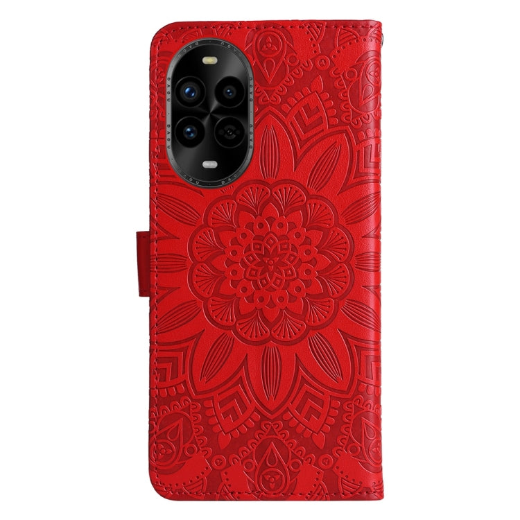 Embossed Sunflower Leather Phone Case, For Huawei nova 13 Pro, For Huawei nova 13 / nova 12, For Huawei Enjoy 70 Pro, For Huawei Enjoy 70, For Huawei nova 11 SE, For Huawei nova 12 Pro