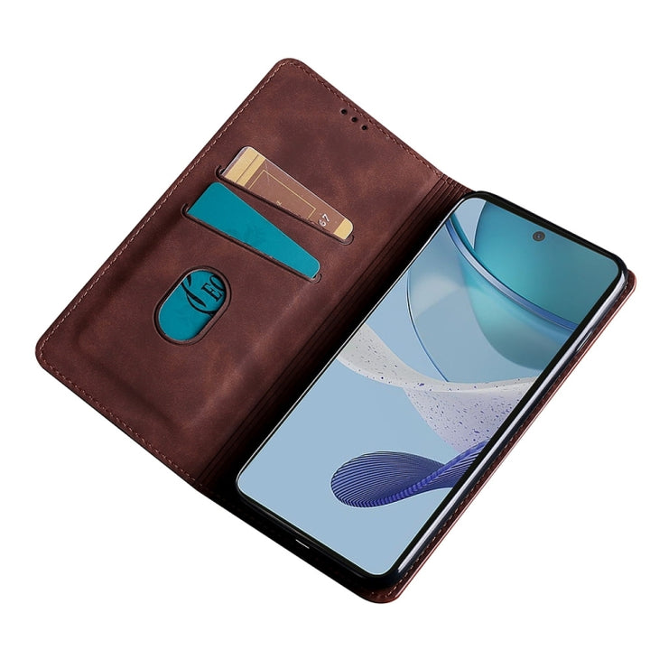 Skin Feel Magnetic Leather Phone Case, For Nokia C12, For Nokia G42 5G, For Nokia C22, For Nokia C32, For Nokia G11 Plus, For Nokia C300 4G US Version