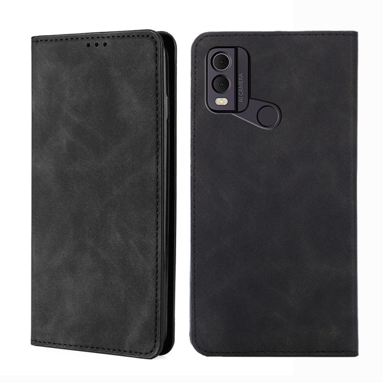 Skin Feel Magnetic Leather Phone Case, For Nokia C12, For Nokia G42 5G, For Nokia C22, For Nokia C32, For Nokia G11 Plus, For Nokia C300 4G US Version