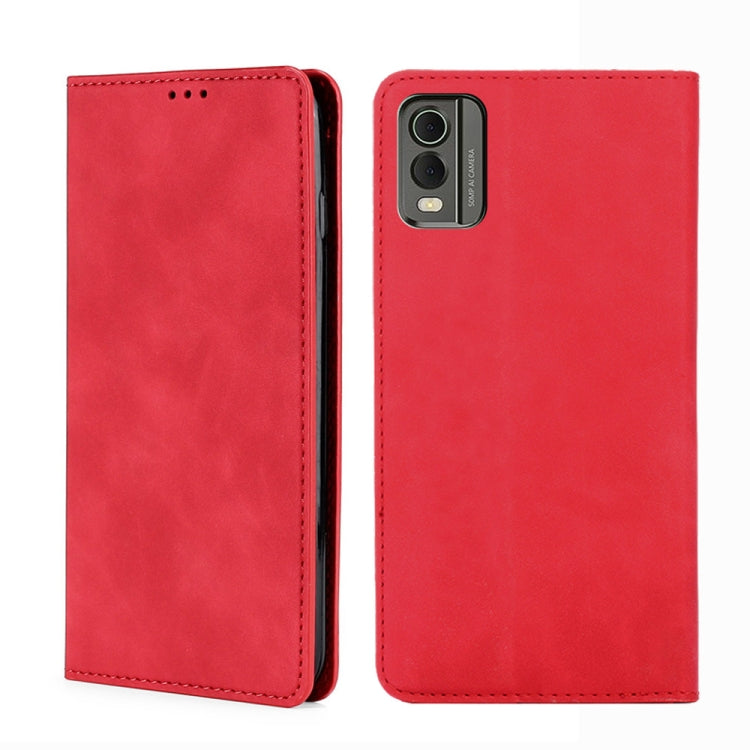 Skin Feel Magnetic Leather Phone Case, For Nokia C12, For Nokia G42 5G, For Nokia C22, For Nokia C32, For Nokia G11 Plus, For Nokia C300 4G US Version