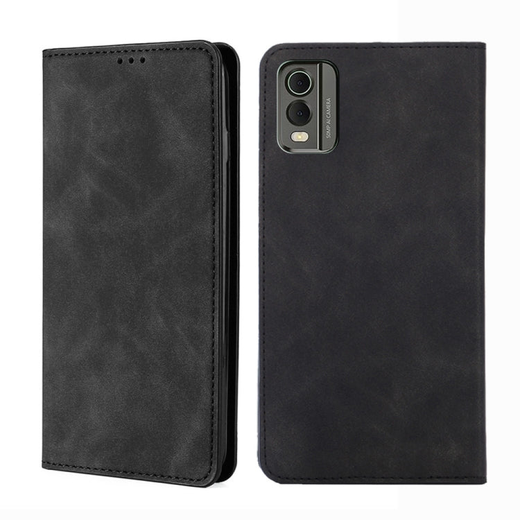 Skin Feel Magnetic Leather Phone Case, For Nokia C12, For Nokia G42 5G, For Nokia C22, For Nokia C32, For Nokia G11 Plus, For Nokia C300 4G US Version