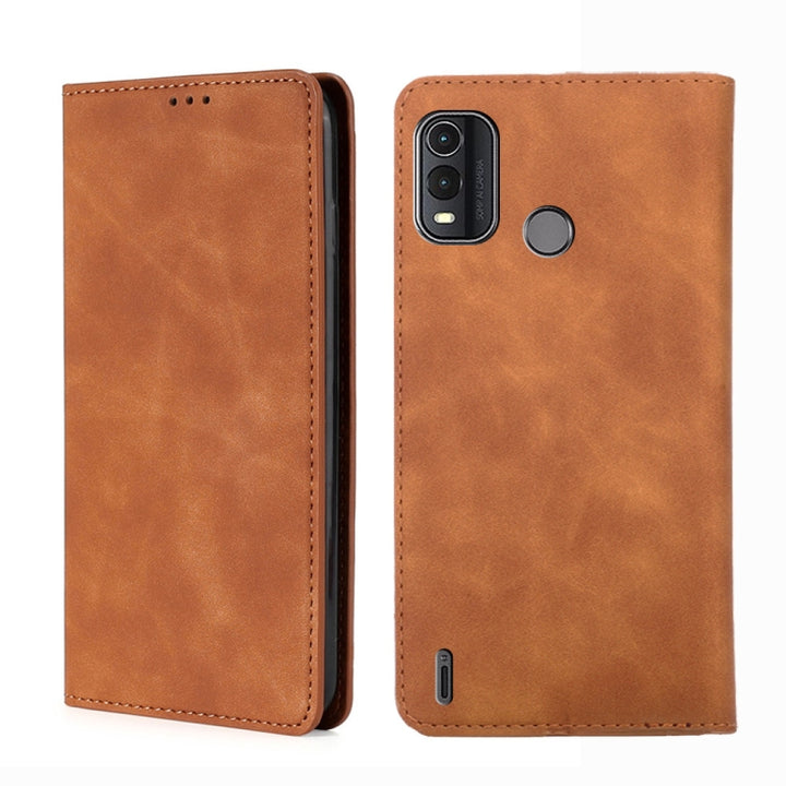 Skin Feel Magnetic Leather Phone Case, For Nokia C12, For Nokia G42 5G, For Nokia C22, For Nokia C32, For Nokia G11 Plus, For Nokia C300 4G US Version