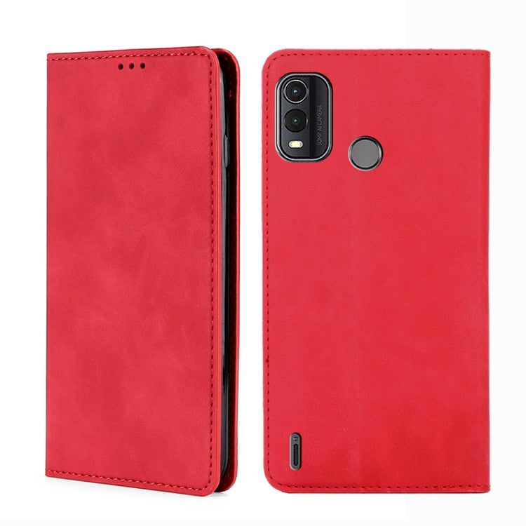 Skin Feel Magnetic Leather Phone Case, For Nokia C12, For Nokia G42 5G, For Nokia C22, For Nokia C32, For Nokia G11 Plus, For Nokia C300 4G US Version