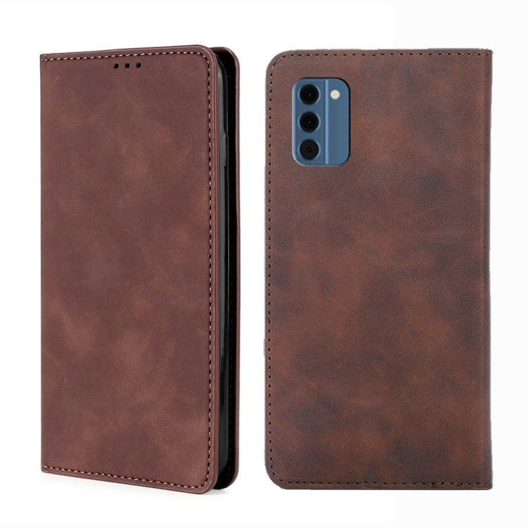 Skin Feel Magnetic Leather Phone Case, For Nokia C12, For Nokia G42 5G, For Nokia C22, For Nokia C32, For Nokia G11 Plus, For Nokia C300 4G US Version