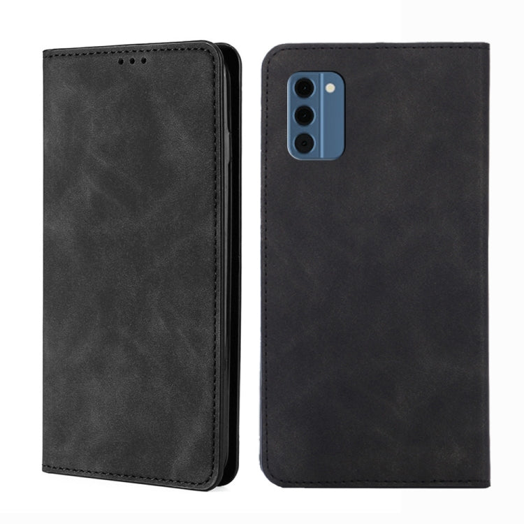 Skin Feel Magnetic Leather Phone Case, For Nokia C12, For Nokia G42 5G, For Nokia C22, For Nokia C32, For Nokia G11 Plus, For Nokia C300 4G US Version