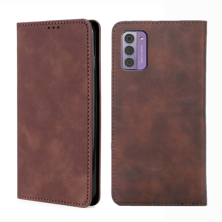 Skin Feel Magnetic Leather Phone Case, For Nokia C12, For Nokia G42 5G, For Nokia C22, For Nokia C32, For Nokia G11 Plus, For Nokia C300 4G US Version