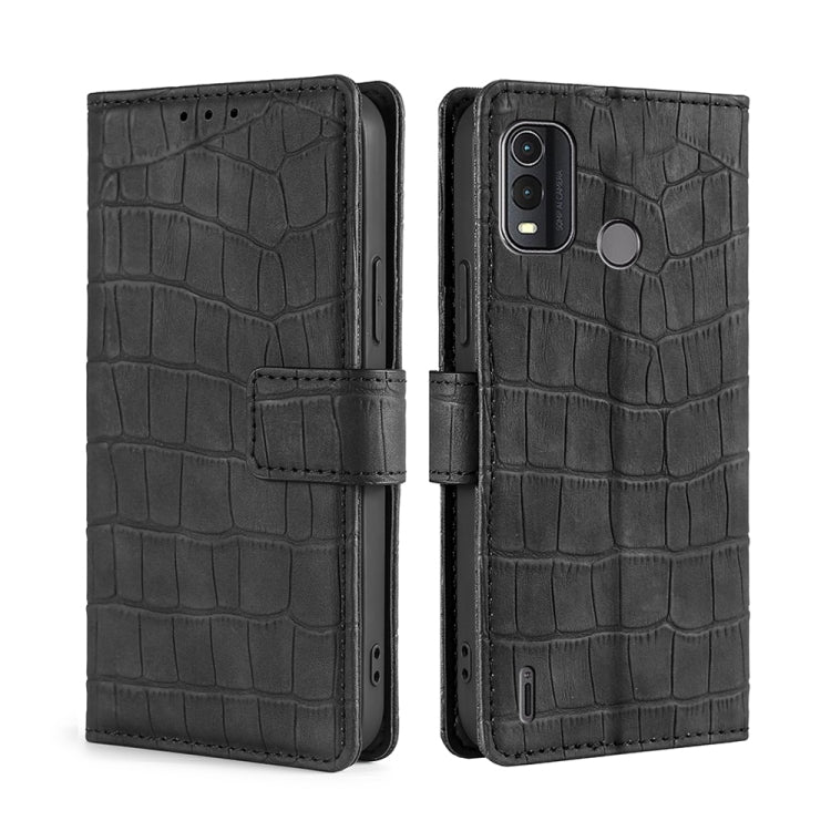 Skin Feel Crocodile Magnetic Clasp Leather Phone Case, For Nokia C12, For Nokia C22, For Nokia C32, For Nokia G11 Plus, For Nokia C02 TA-1522