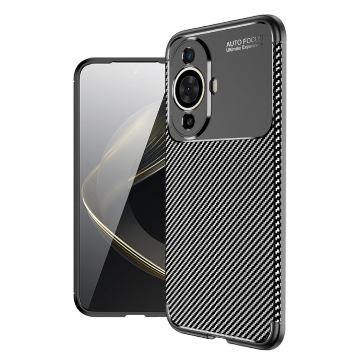 Carbon Fiber Texture Shockproof TPU Phone Case, For Huawei nova 11, For Huawei nova 11 Pro