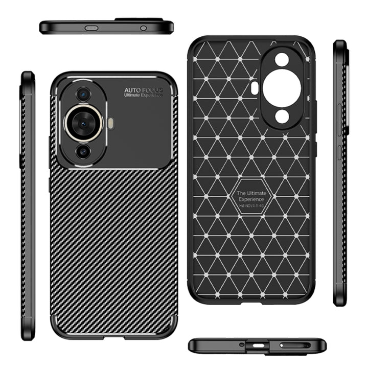 Carbon Fiber Texture Shockproof TPU Phone Case, For Huawei nova 11, For Huawei nova 11 Pro