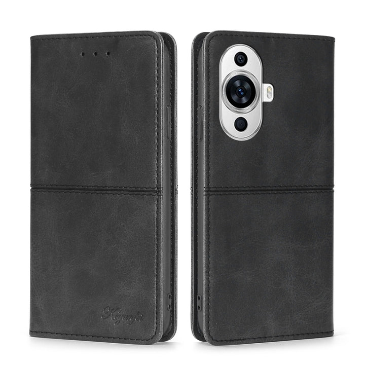 Cow Texture Magnetic Leather Phone Case, For Huawei nova 11 4G