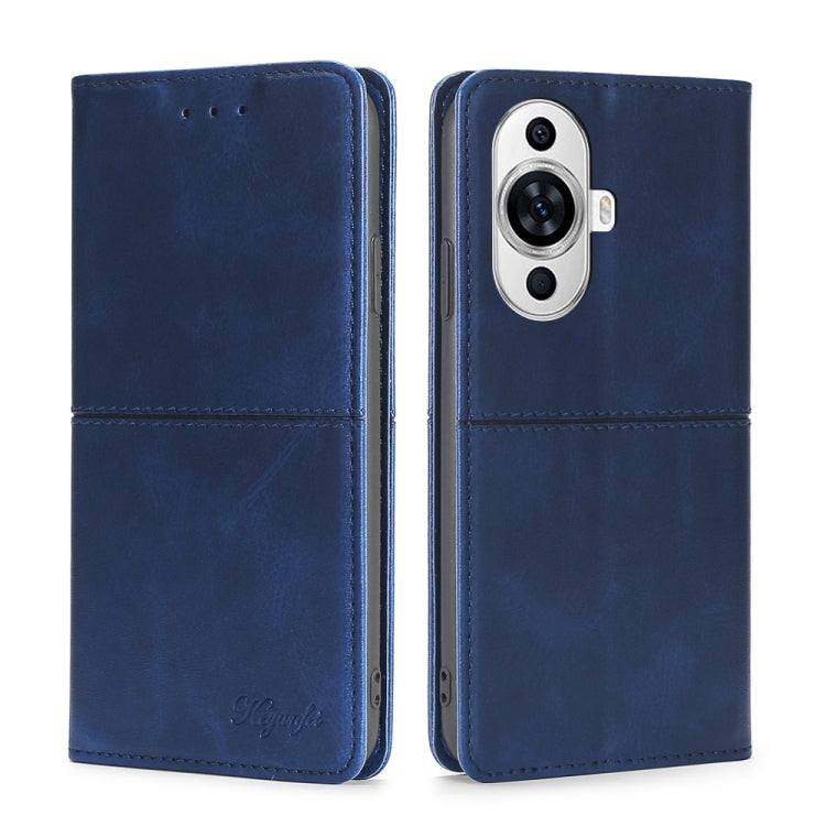 Cow Texture Magnetic Leather Phone Case, For Huawei nova 11 4G