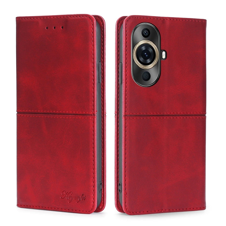 Cow Texture Magnetic Leather Phone Case, For Huawei Pura 70 Pro / 70 Pro+ 5G, For Huawei Pura 70 Ultra 5G, For Huawei nova 12i 4G, For Huawei Pura 70 5G, For Huawei nova 12 5G, For Huawei nova 11 Pro 4G / 11 Ultra 4G